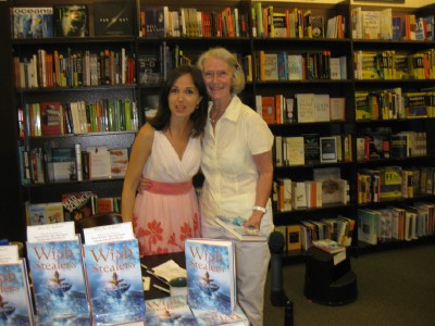 My amazing 9th grade English teacher came to the signing...